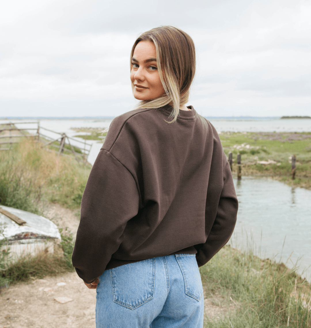 Women's Oversized Sweatshirt - Printed Sweatshirt