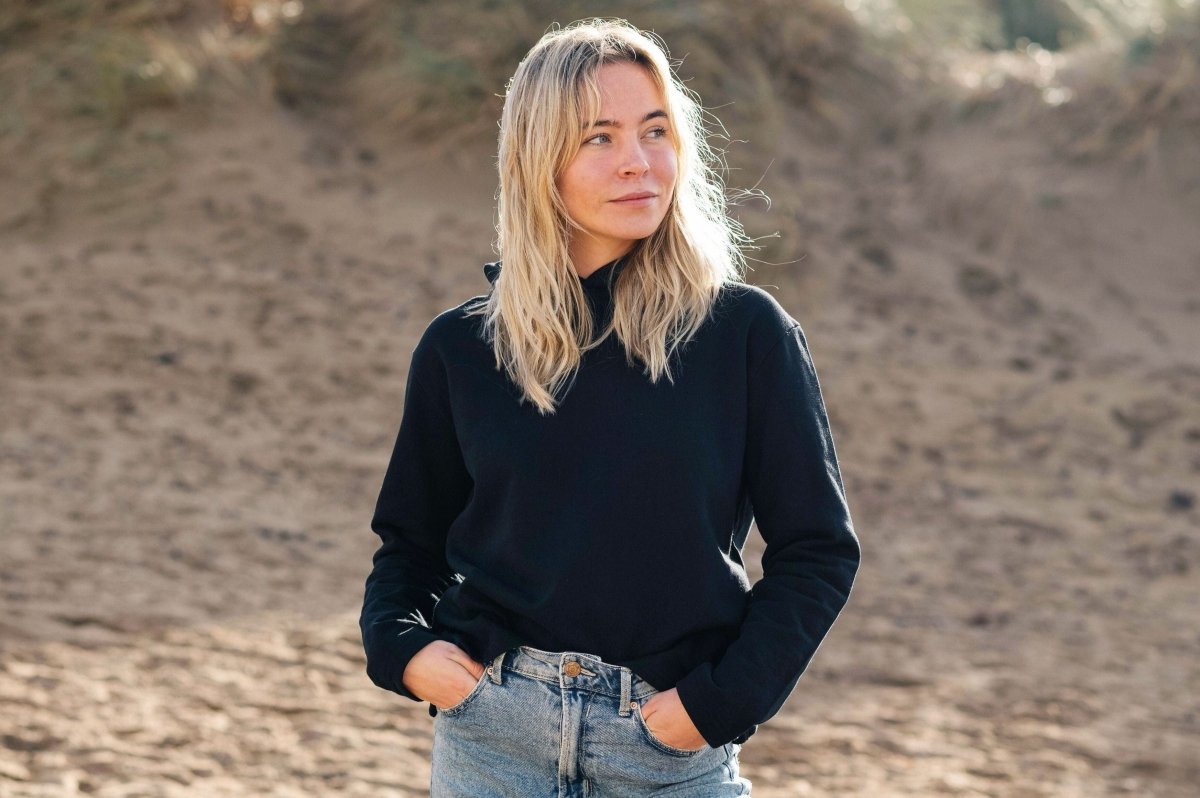Women's Recycled Relaxed Fit Hoodie - Plain Hoodies