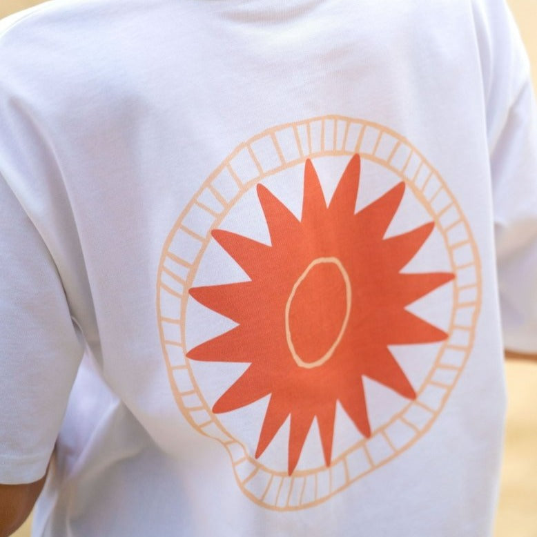 Women's Sunshine Days Oversized T - Shirt - Printed T - shirt