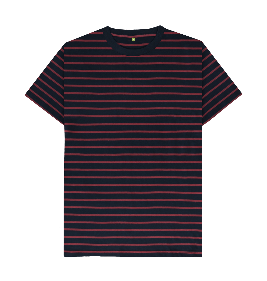 Red Stripes Printed Premium T-Shirt