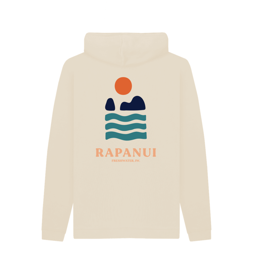 Oat Printed Hoody Back