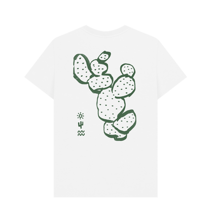 White Printed T-shirt Back