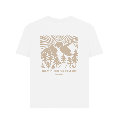 White Printed T-shirt Back