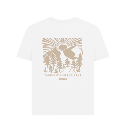 White Printed T-shirt Back