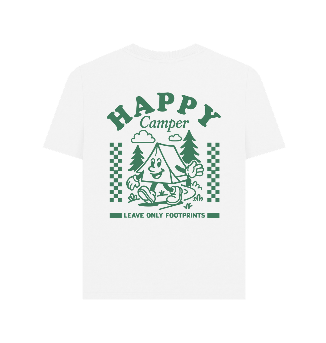 White Printed T-shirt Back