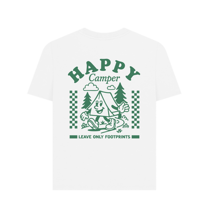 White Printed T-shirt Back