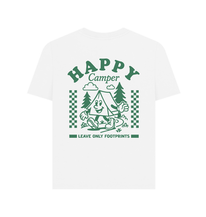 White Printed T-shirt Back