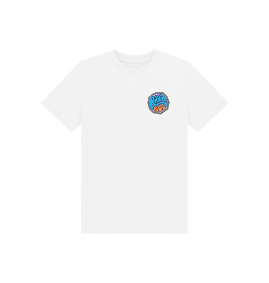 White Printed Kids T-Shirt