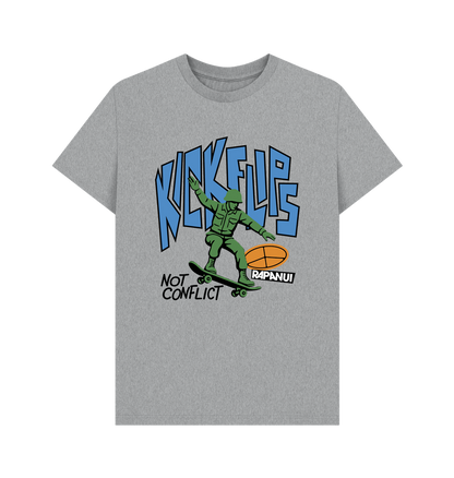 Athletic Grey Printed T-shirt