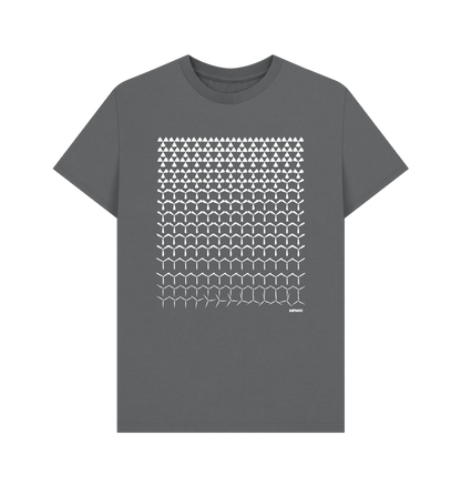 Slate Grey Printed T-shirt Front