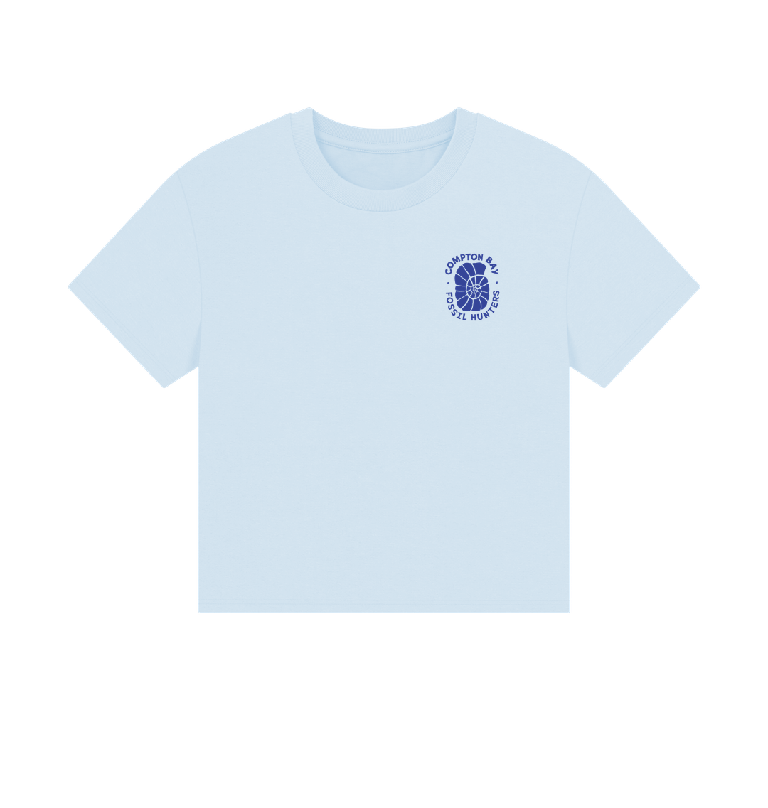Sky Blue Printed T-shirt