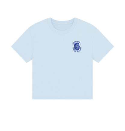 Sky Blue Printed T-shirt