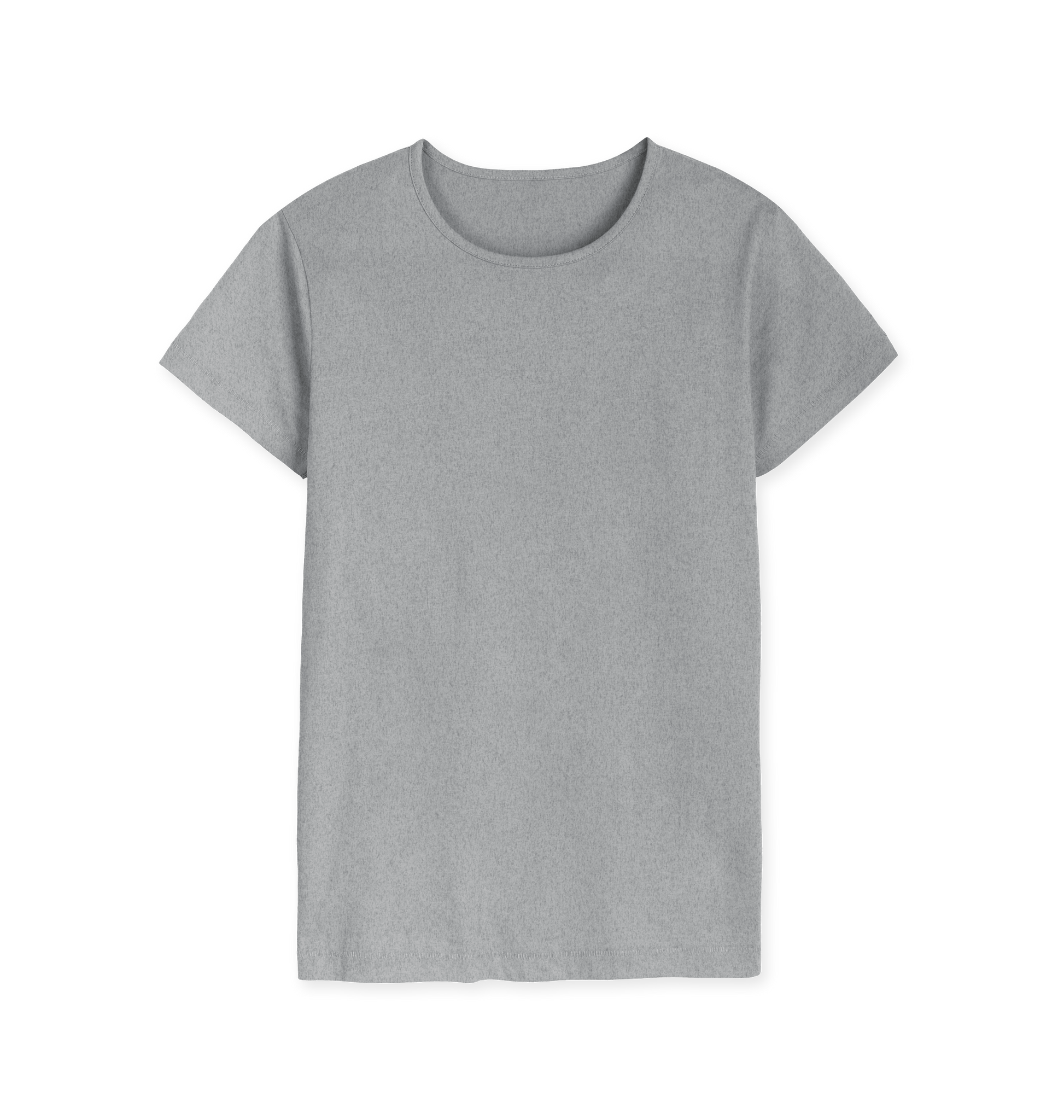 Athletic Grey Printed T-shirt Front