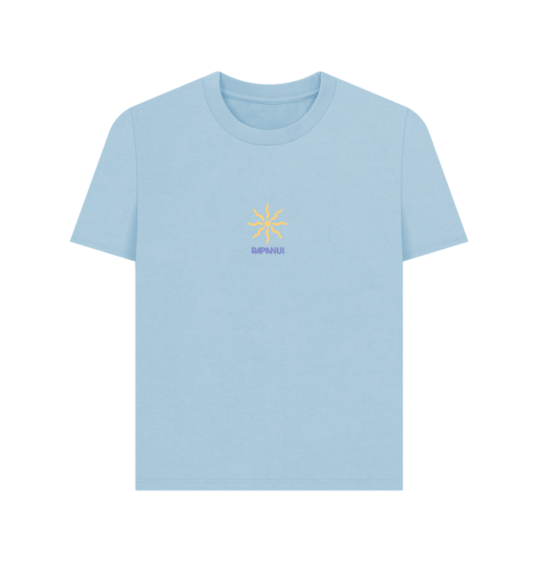 Milky Blue Printed T-shirt