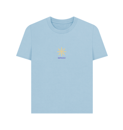 Milky Blue Printed T-shirt