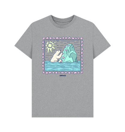 Athletic Grey Printed T-shirt