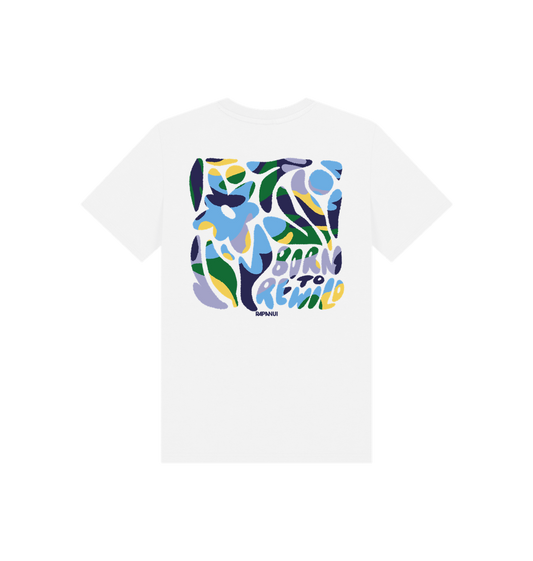 White Printed Kids T-Shirt