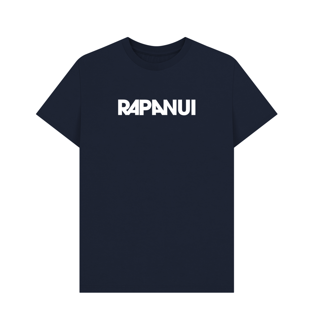 Navy Blue Printed T-shirt Front