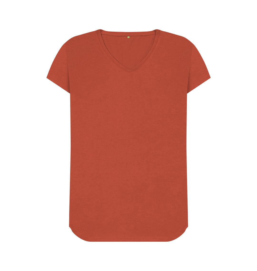 Rust Printed T-shirt Front