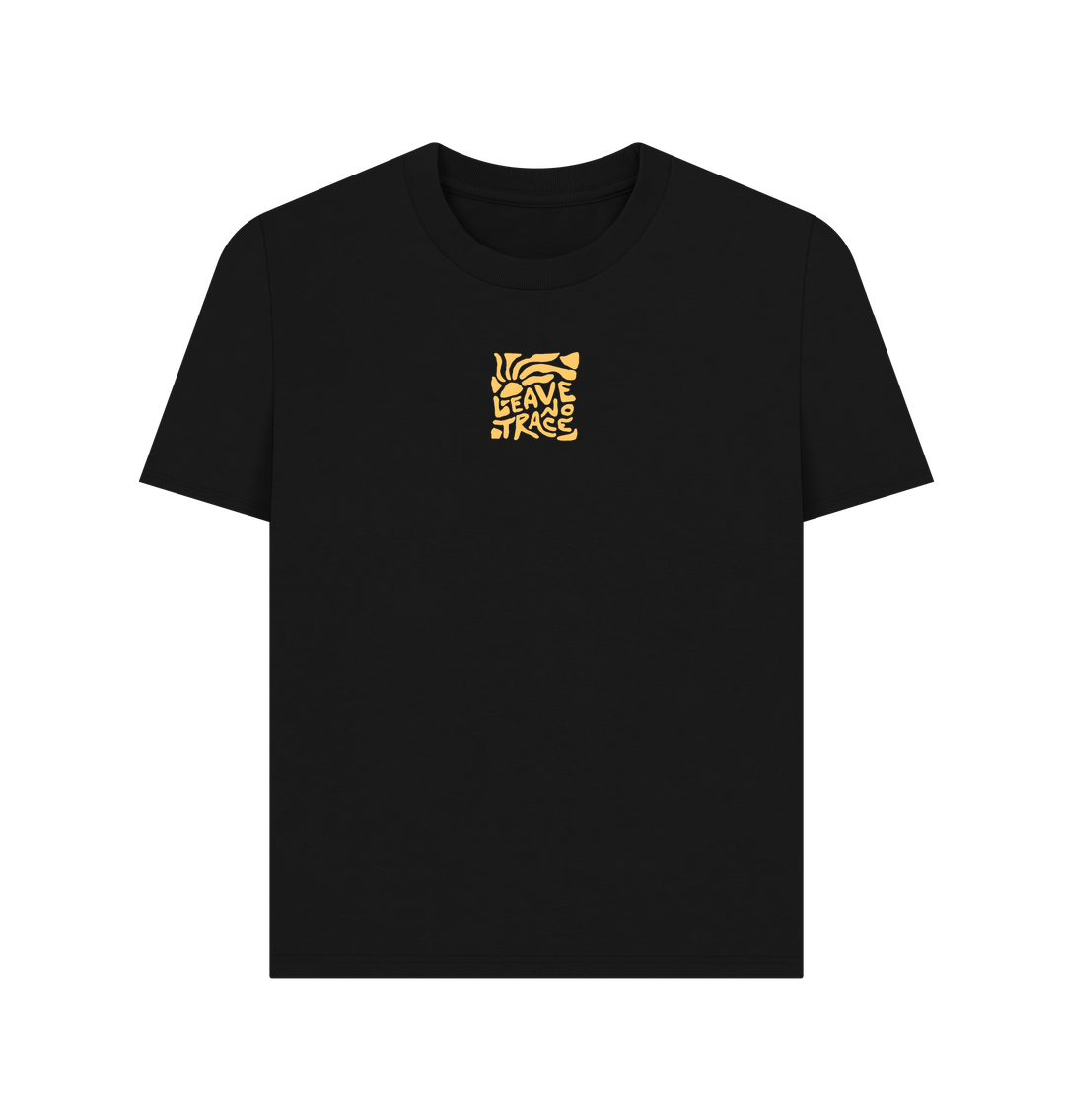 Black Printed T-shirt Front