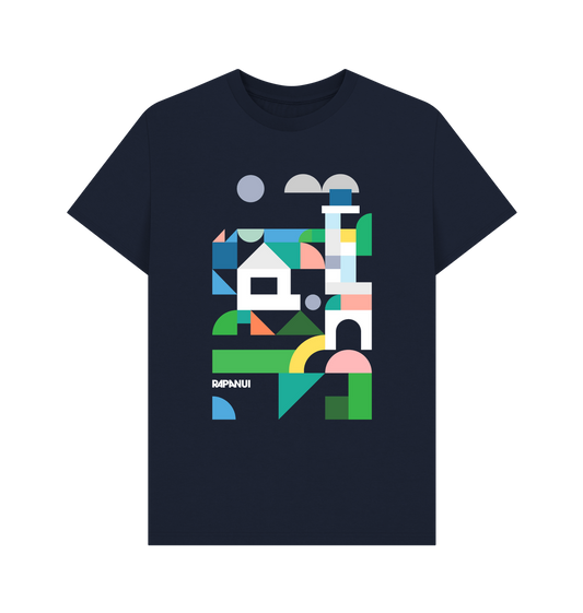 Navy Blue Printed T-shirt