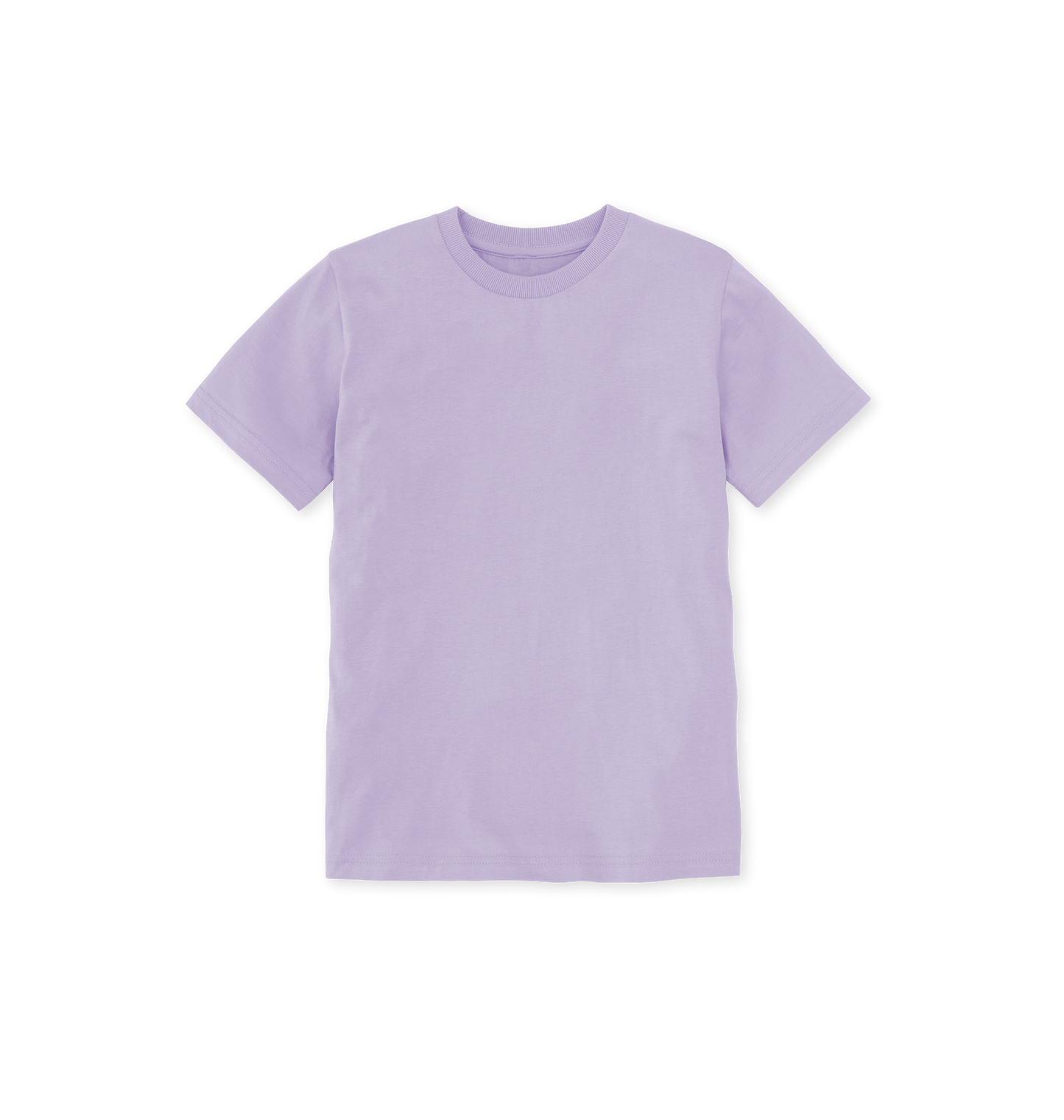 Soft Lilac Printed Kids T-Shirt Front