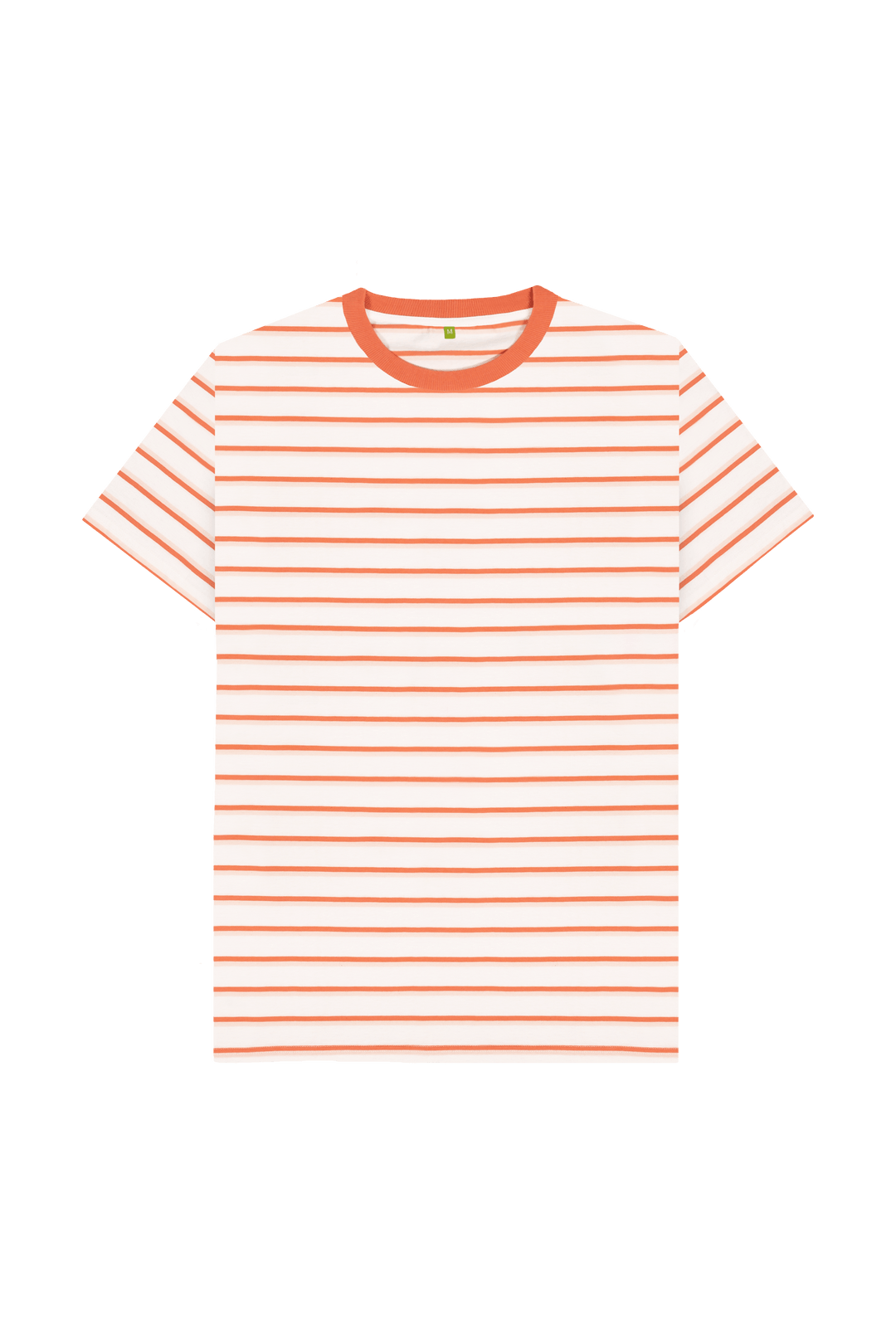 Coral Stripes Printed Premium T-Shirt