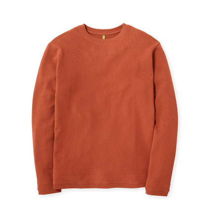 Rust Waffle Jumper Front