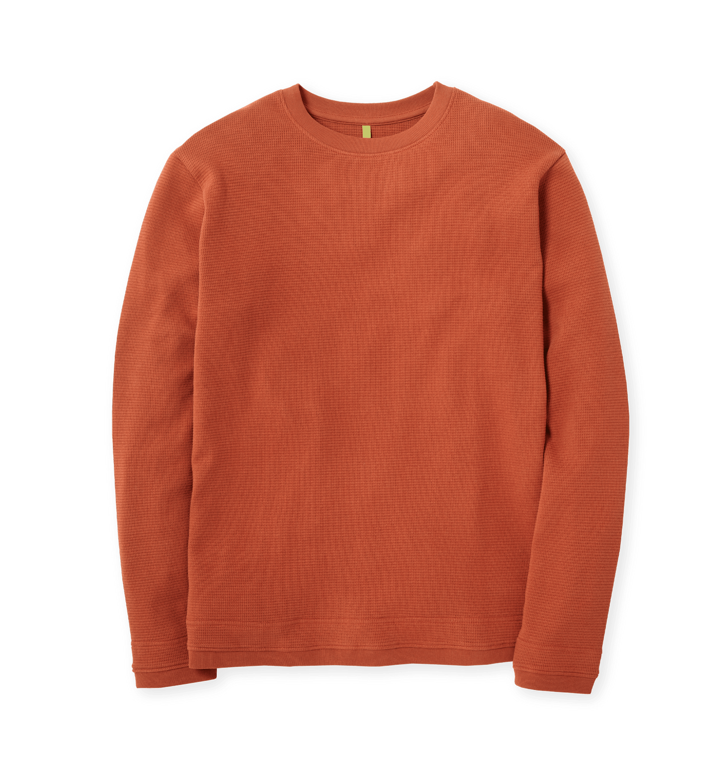 Rust Waffle Jumper Front
