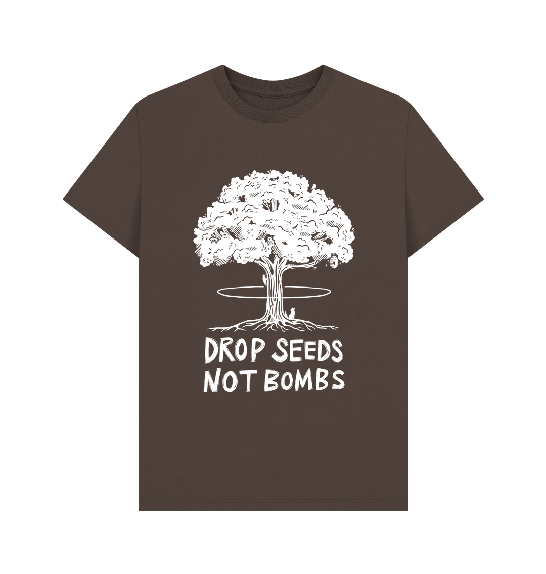Chocolate Printed T-shirt Front