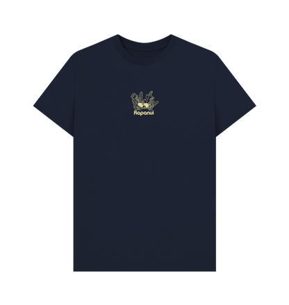 Navy Blue Printed T-shirt Front