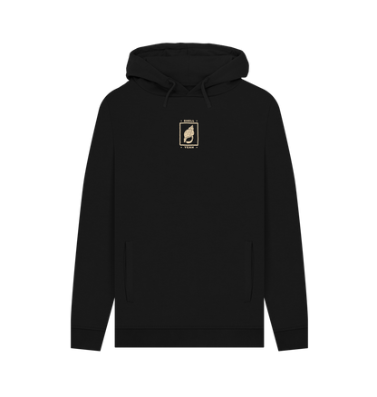 Black Printed Hoody