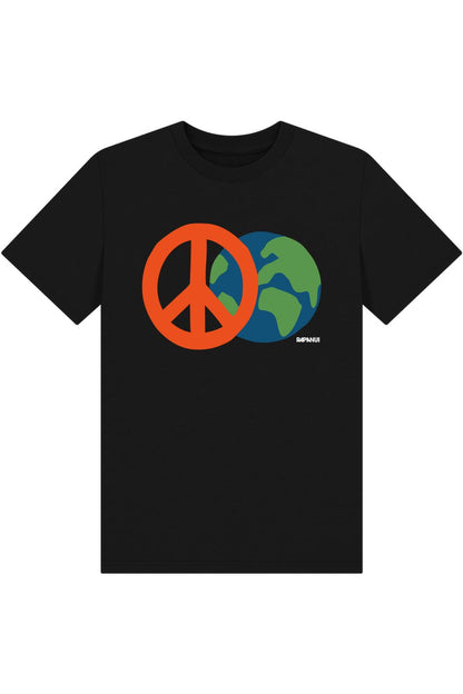 Black Printed Kids T-Shirt