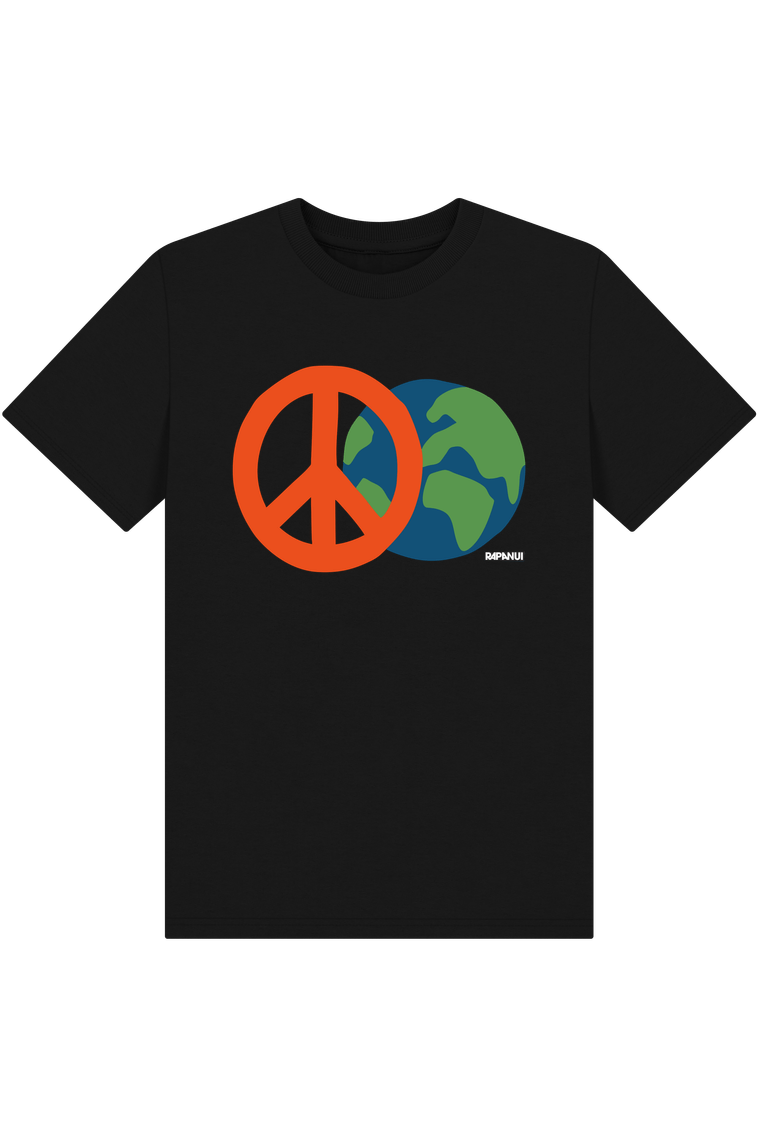 Black Printed Kids T-Shirt