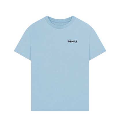 Milky Blue Printed T-shirt