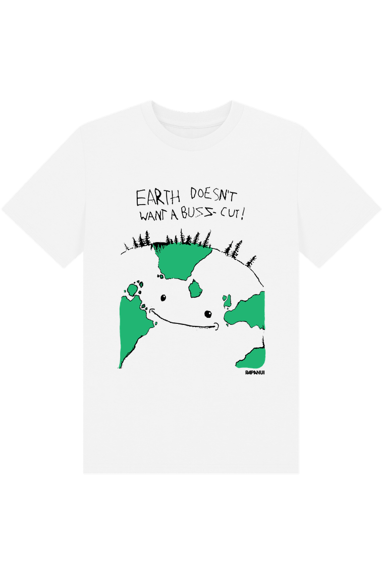 White Printed Kids T-Shirt