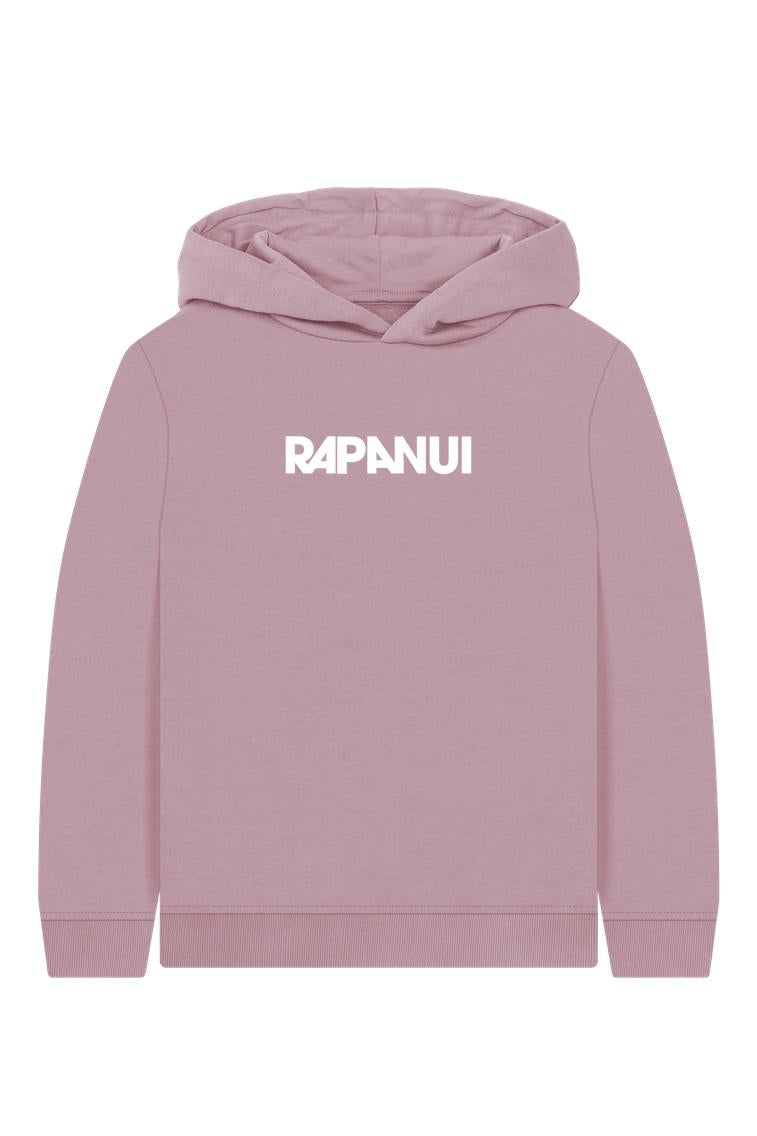 Mauve Printed Kids Hoodie