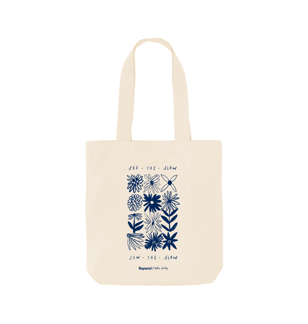 Natural Printed Bag Front