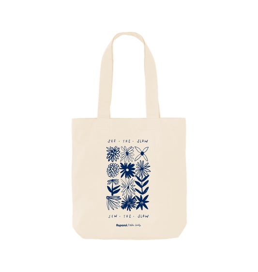 Natural Printed Bag Front