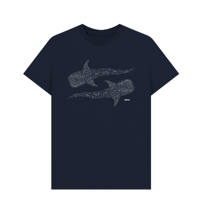 Navy Blue Printed T-shirt