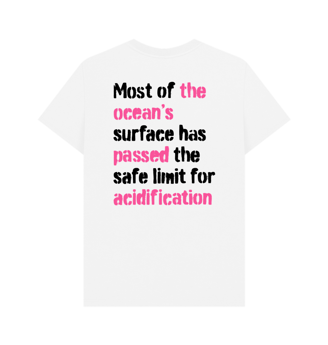 White Printed T-shirt Back