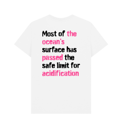 White Printed T-shirt Back