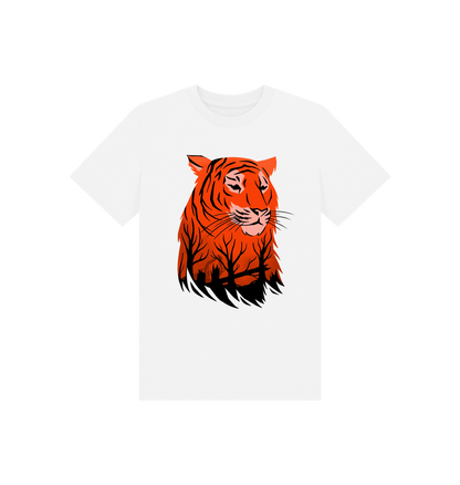 White Printed Kids T-Shirt