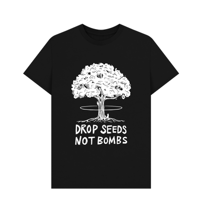 Black Printed T-shirt Front