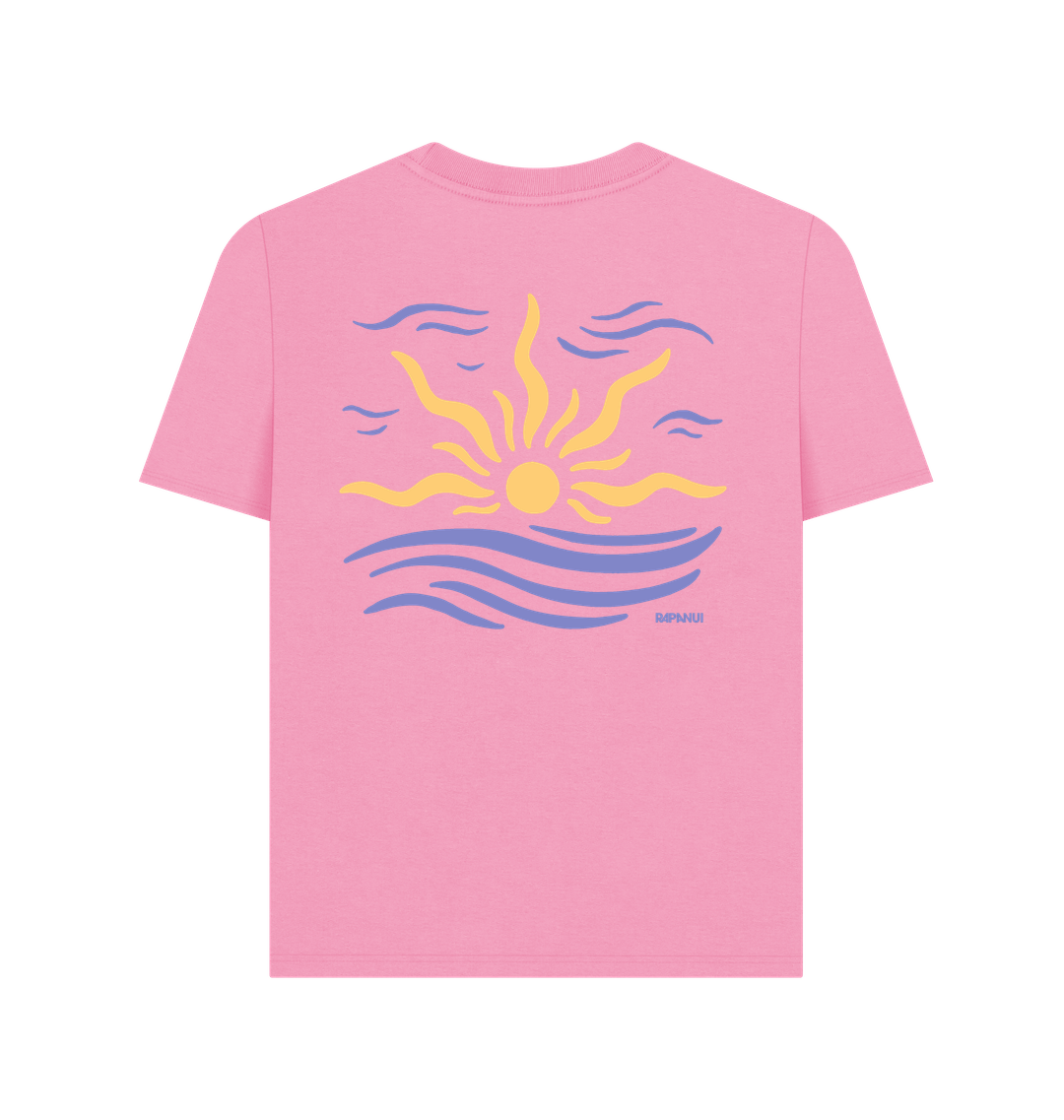 Rose Pink Printed T-shirt Back