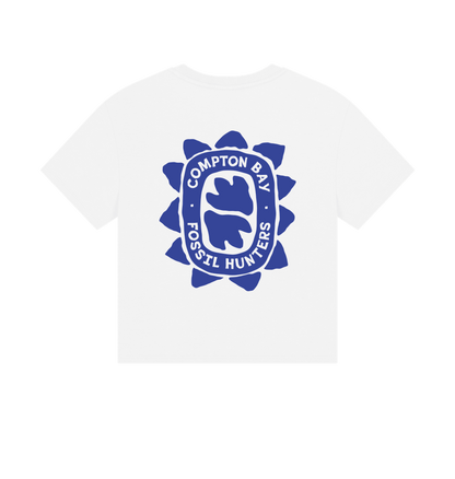 White Printed T-shirt Back