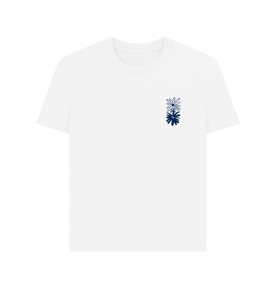 White Printed T-shirt Front