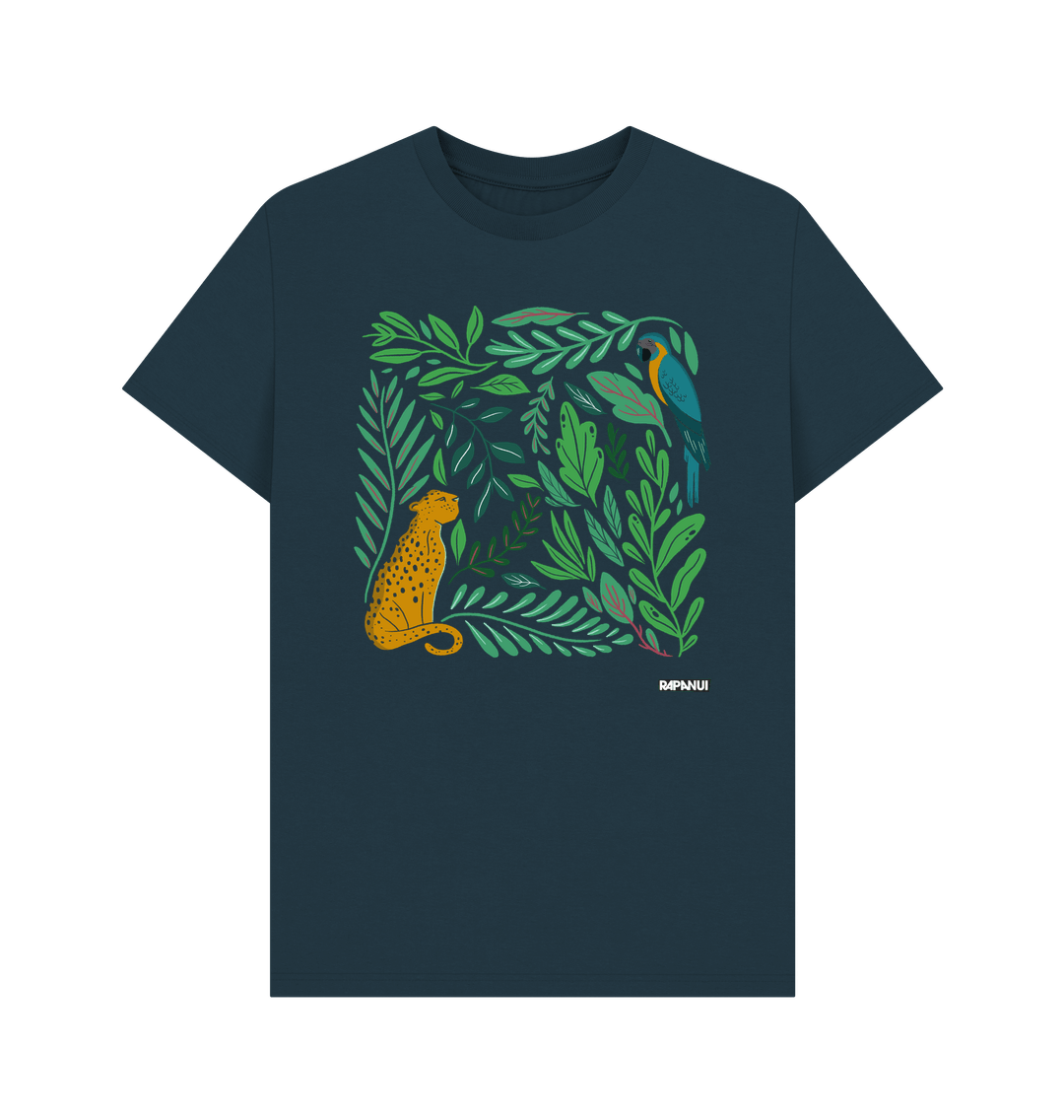 Denim Blue Printed T-shirt Front