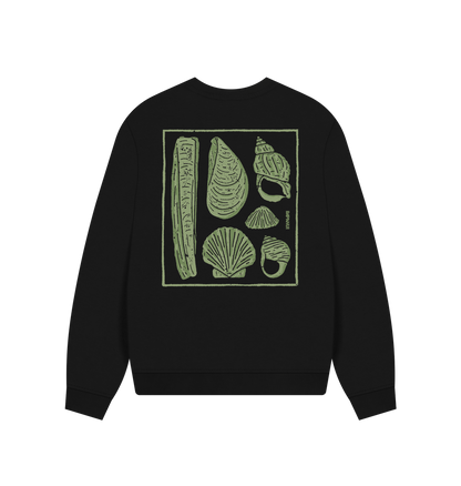 Black Printed Sweater