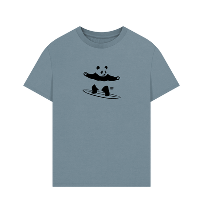 Stone Blue Printed T-shirt Front